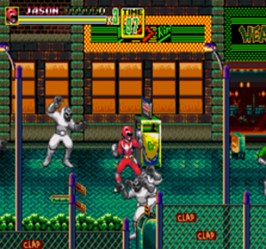 Streets of Rage 2 & Power Rangers Crossover - Screenshot - Gameplay (null) - 256x240