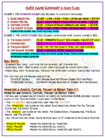 Scooby Doo, 2022 - Arcade - Controls Information (World) - 1017x1328