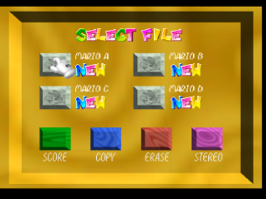 Mario Aimlessly Drives a Car Around the City 64 - Screenshot - Game Select (null) - 318x239