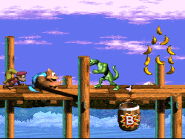 Donkey Kong Country 3: Dixie Kong's Double Trouble! - Screenshot - Gameplay (null) - 320x240