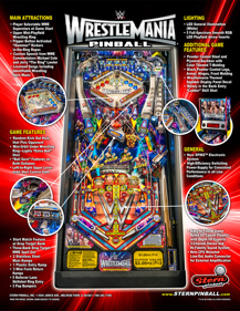 WWE Wrestlemania - Advertisement Flyer - Back (null) - 850x1100