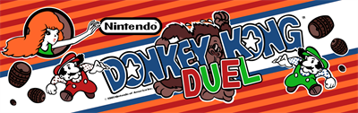Donkey Kong Duel - Arcade - Marquee (null) - 1461x461