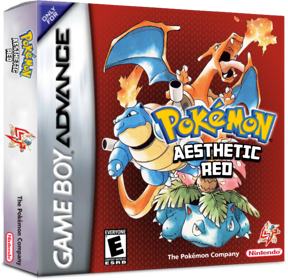 Pokémon Aesthetic Red - Box - 3D (North America) - 1009x982