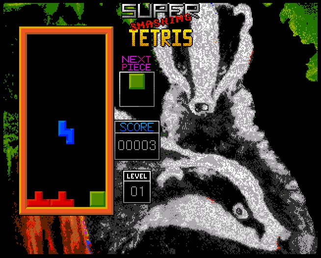 Illustration of Super Smashing Tetris
