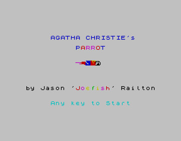 Agatha Christie's Parrot - Screenshot - Game Title (null) - 576x448