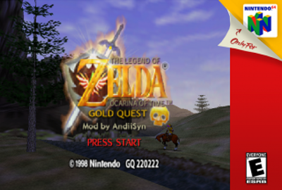 The Legend of Zelda: Gold Quest - Fanart - Box - Front (World) - 320x216