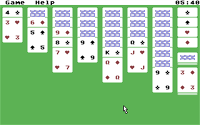Solitaire (WebFritzi) - Screenshot - Gameplay (null) - 320x200