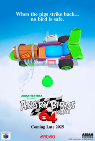 Angry Birds Kart 64 - Poster (North America) - 2528x3750