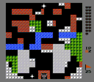 Battle City III - Screenshot - Gameplay (World) - 256x224