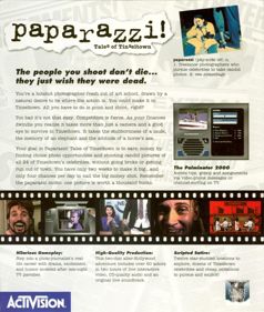 Paparazzi! Tales of Tinseltown - Box - Back (North America) - 678x800