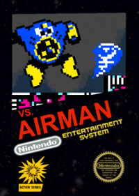 Vs. Airman - Fanart - Box - Front (North America) - 228x320