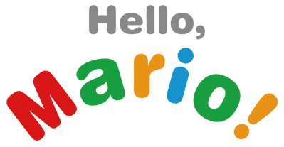 Hello, Mario! - Clear Logo (null) - 2961x1536