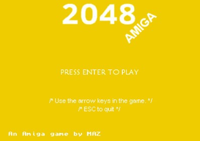 2048 Amiga - Screenshot - Game Title (null) - 717x507