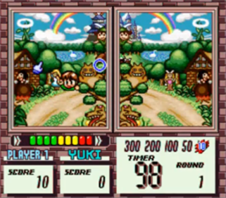 Yuki no Waiwai Kids - Screenshot - Gameplay (Japan) - 256x224