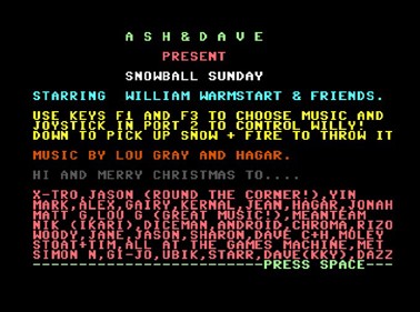 Snowball Sunday - Screenshot - Game Title (null) - 680x505