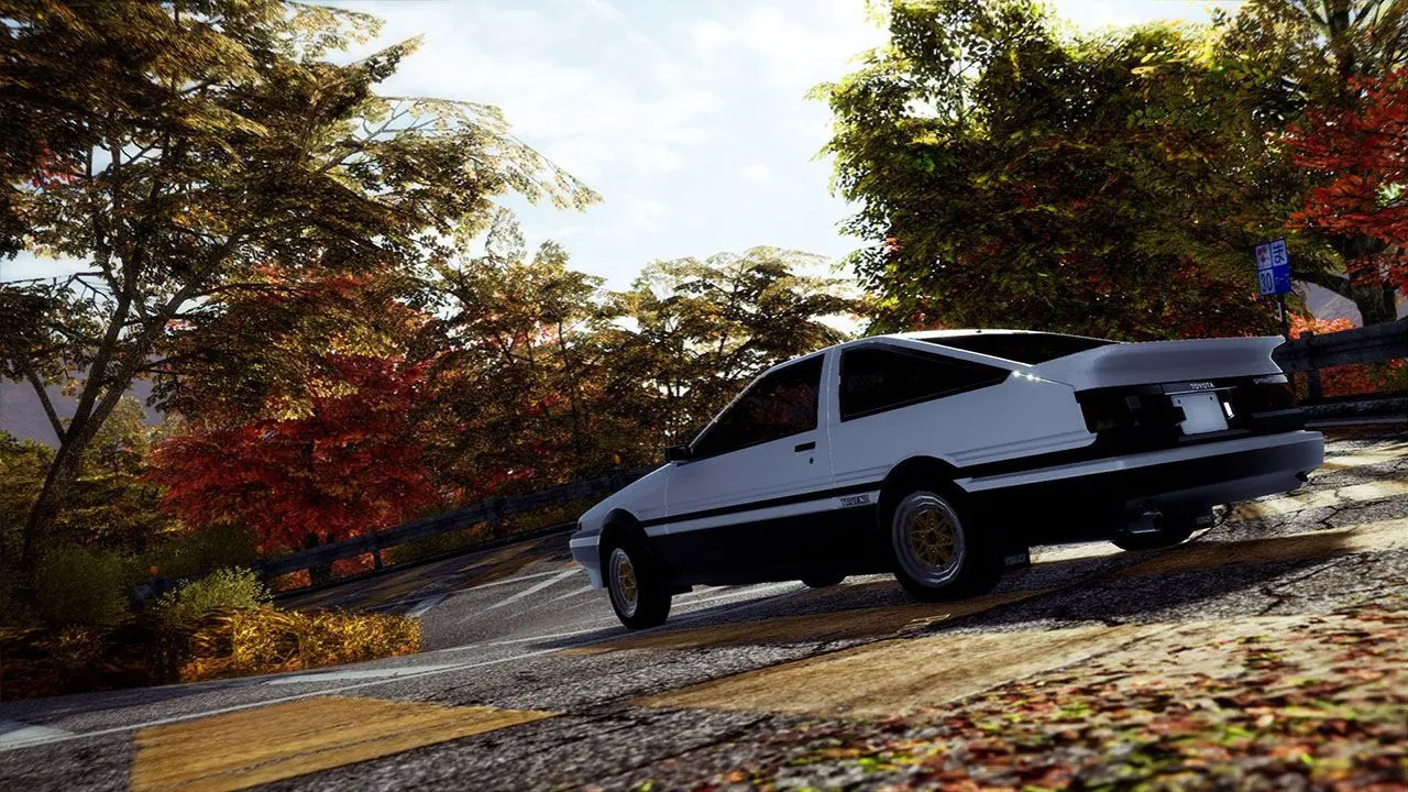 Illustration of Initial D The Arcade