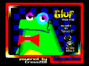 GLUF Tesla Frog - Screenshot - Game Title (World) - 256x192