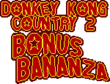 Donkey Kong Country 2: Bonus Bananza - Clear Logo (World) - 1500x1150