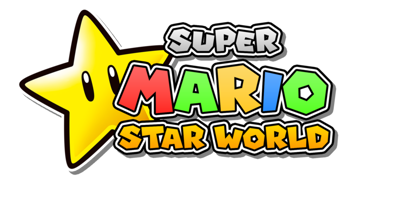 Super Mario Star World - Clear Logo (null) - 800x400