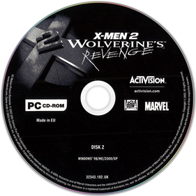 X2: Wolverine's Revenge - Disc (Europe) - 1406x1406