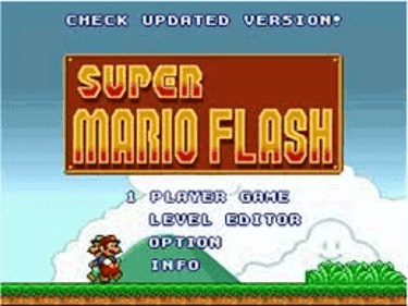 Super Mario Flash - Screenshot - Game Title (null) - 259x194