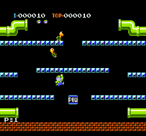 Luigi Bros. - Screenshot - Gameplay (World) - 256x240