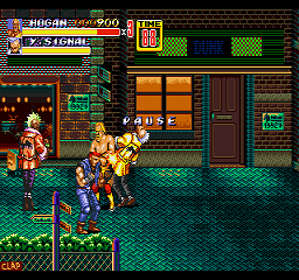 Hulk Hogan in Streets of Rage 2 - Screenshot - Gameplay (United States) - 256x240