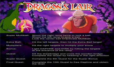 Dragon's Lair - Arcade - Controls Information (null) - 1920x1125