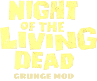 Night of the Living Dead '68: Grunge MOD - Clear Logo (null) - 1905x1608
