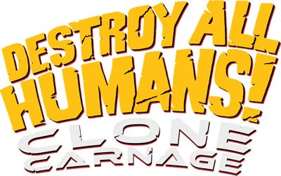 Destroy All Humans!: Clone Carnage - Clear Logo (null) - 938x589