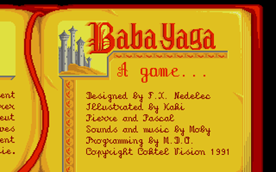 Once upon a Time: Baba Yaga - Screenshot - Game Title (null) - 320x200