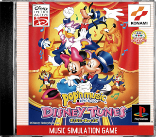 Pop'n Music: Disney Tunes - Box - Front - Reconstructed (Japan) - 543x475