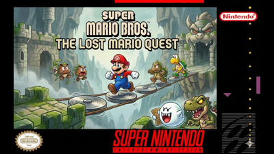 Super Mario Bros.: The Lost Mario Quest - Fanart - Box - Front (null) - 1280x720