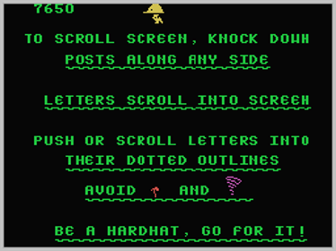 Hard Hat - Screenshot - Game Select (World) - 256x192