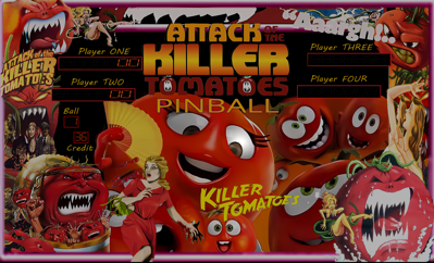 Attack of the Killer Tomatoes - Arcade - Marquee (null) - 1266x768