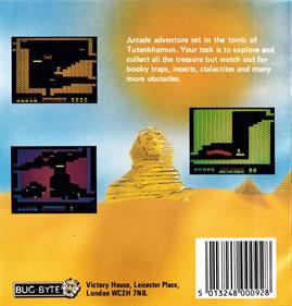 Tutankhamun's Revenge - Box - Back (United Kingdom) - 1188x1237