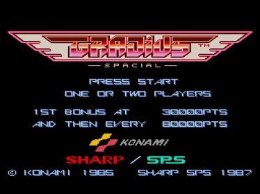 Gradius: Spacial - Screenshot - Game Title (null) - 1440x1080
