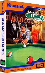 Konami's Billiards - Box - 3D (Europe) - 330x530