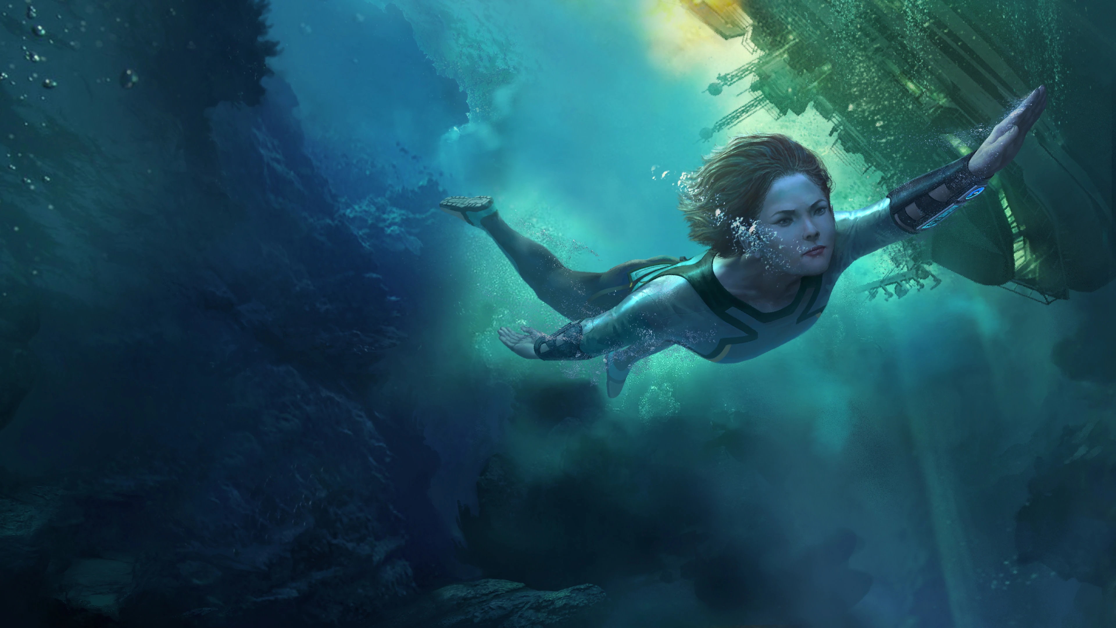 Illustration of FREEDIVER: Triton Down