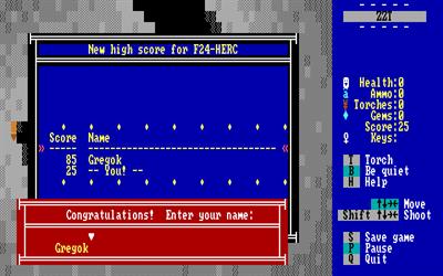 A Grunt In The Dark - Screenshot - High Scores (null) - 640x400