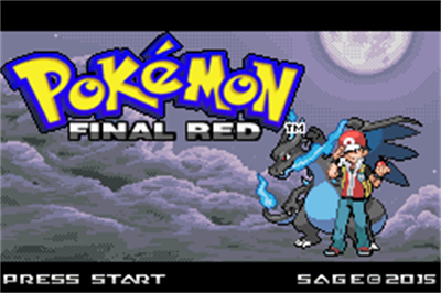 Pokémon Final Red - Screenshot - Game Title (null) - 240x160