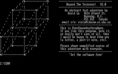 Beyond the Tesseract - Screenshot - Game Title (null) - 640x400