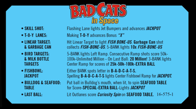 Bad Cats in Space - Arcade - Controls Information (World) - 3264x1821