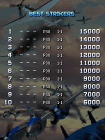Strikers 1945 II - Screenshot - High Scores (null) - 480x640