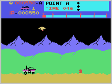 Moon Patrol (Collectorvision Games) - Screenshot - Gameplay (World) - 256x192