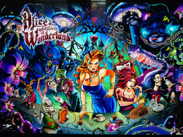 Alice's Adventures In Wonderland - Arcade - Marquee (null) - 2048x1536