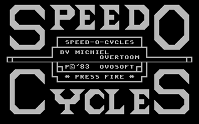 Speed-O-Cycles - Screenshot - Game Title (null) - 320x200