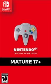 Nintendo 64 Nintendo Switch Online MATURE 17 - Box - Front (North America) - 682x1109