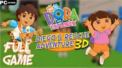 Dora the Explorer: Diego's 3D Rescue Adventure - Box - Front (World) - 300x168