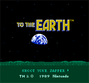 To the Earth - Screenshot - Game Title (null) - 256x240
